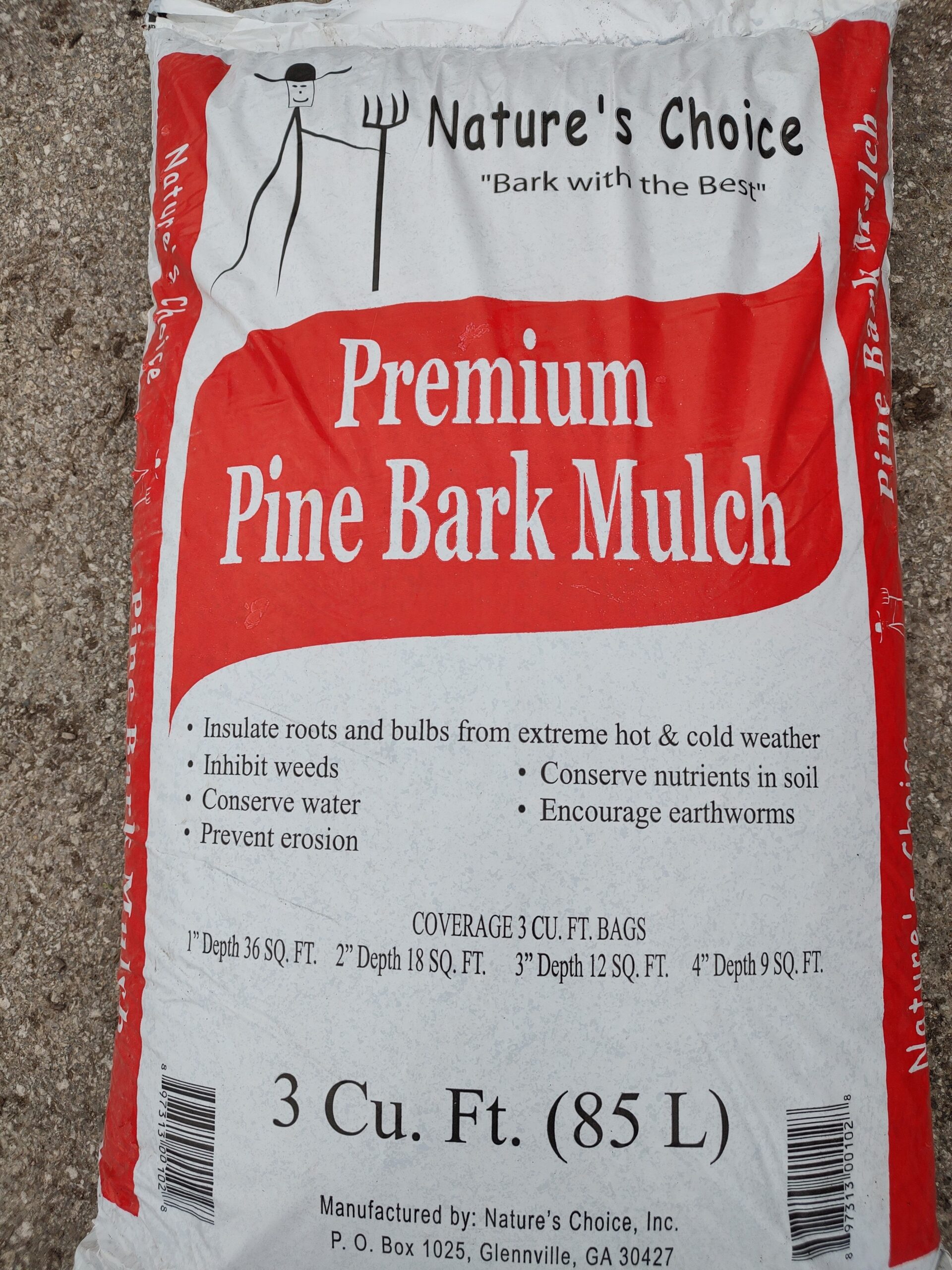 Red pine bags